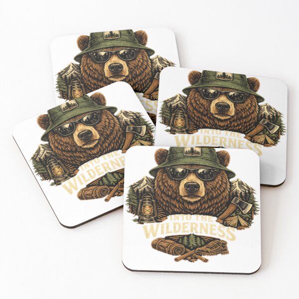 Item preview, Into the Wilderness – Vintage Bear Adventure Tee designed and sold by stickyverselab.