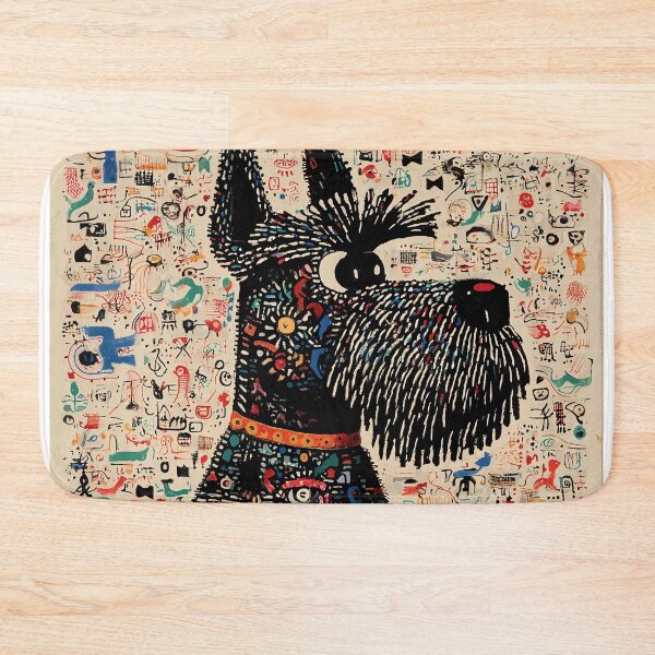 Item preview, Colorful miniature schnauzer Mosaic Art designed and sold by lautir.