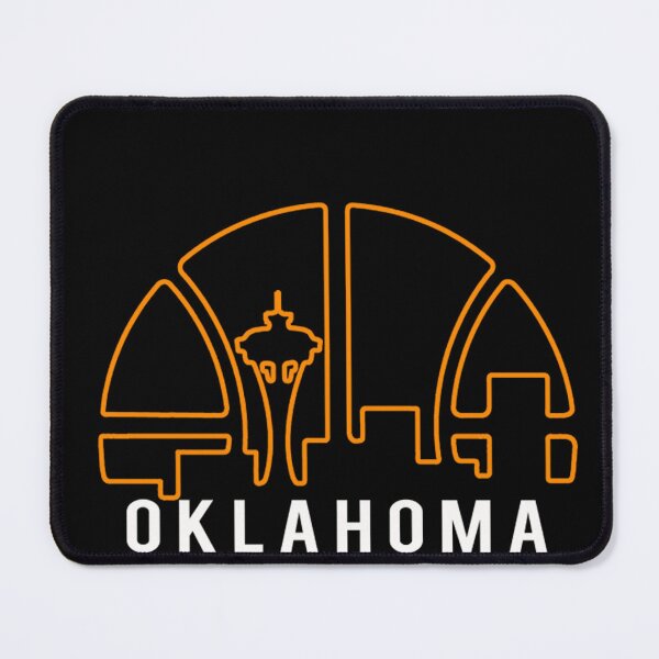 Item preview, Oklahoma Throwback Skyline Basketball Graphic Poster Design Today designed and sold by RueBonnerd.