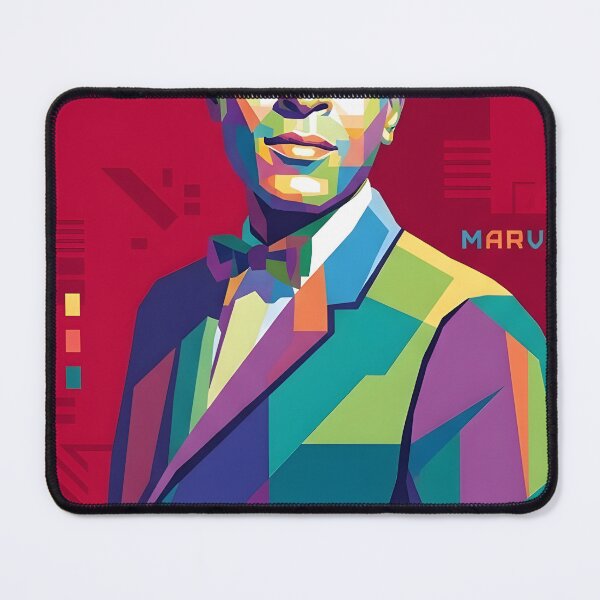 Item preview, Marvin Gaye Wpap Pop Art Style designed and sold by fiverofthebox.