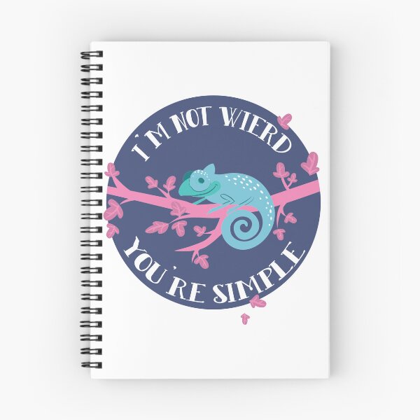 Item preview, Funny Chameleon I'm Not Weird Quote designed and sold by Kruki99.