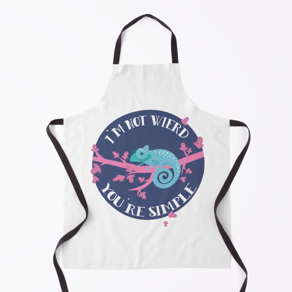 Item preview, Funny Chameleon I'm Not Weird Quote designed and sold by Kruki99.