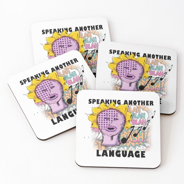 Item preview, Speaking Another Language – Pop Art Comic Face Design designed and sold by ChiaraPagani.