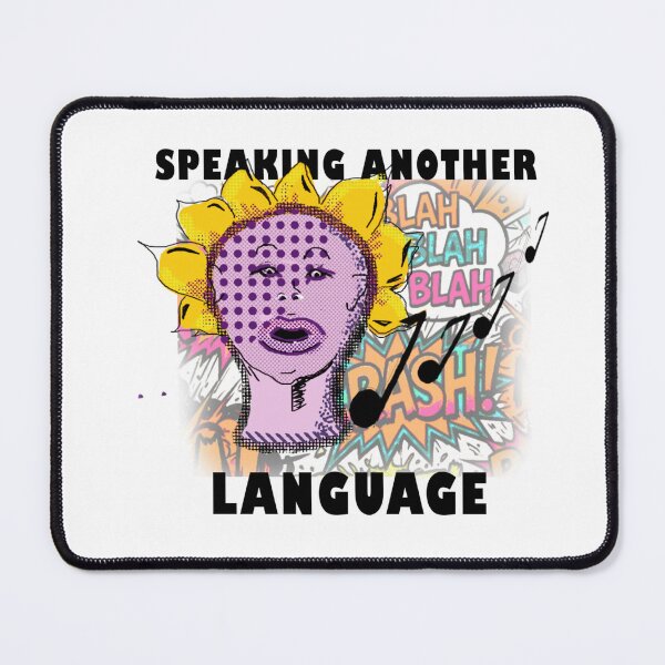 Item preview, Speaking Another Language – Pop Art Comic Face Design designed and sold by ChiaraPagani.
