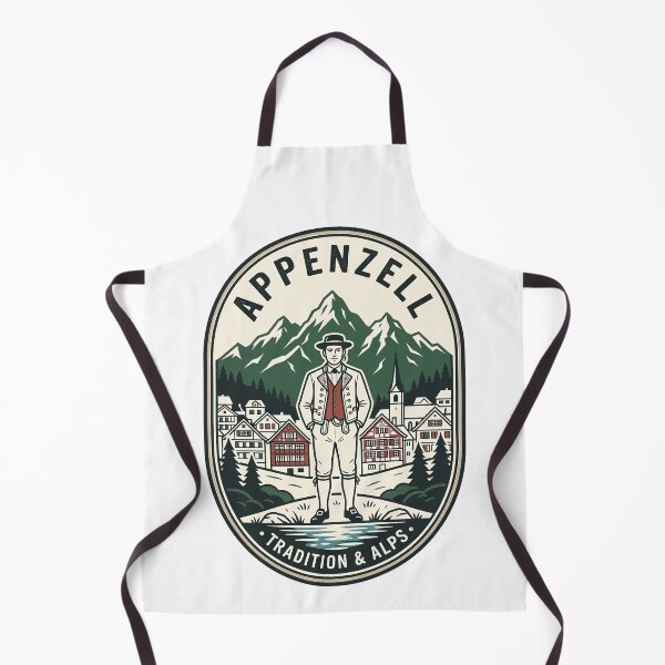 Item preview, Vintage Appenzell Man Swiss Alps Mountain Village designed and sold by k3rstman1.