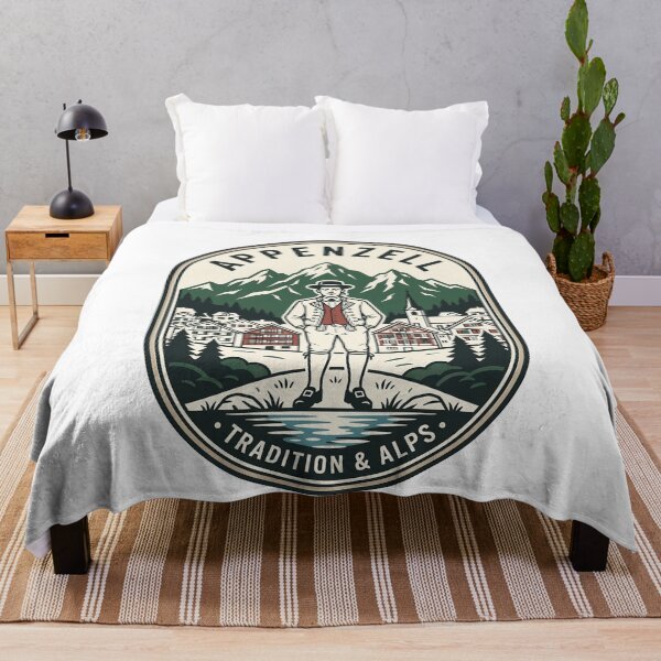 Item preview, Vintage Appenzell Man Swiss Alps Mountain Village designed and sold by k3rstman1.
