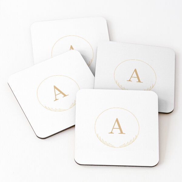 Item preview, Minimal Gold Alphabet A Sticker designed and sold by Nksparks.