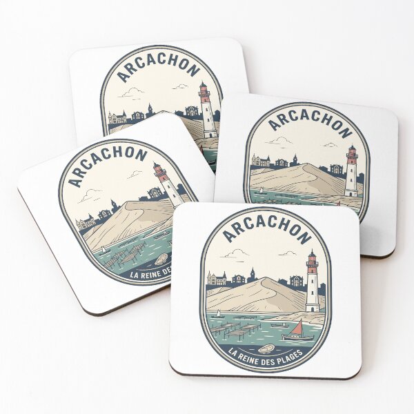 Item preview, Vintage Arcachon France Coastal Beach Travel Badge designed and sold by k3rstman1.