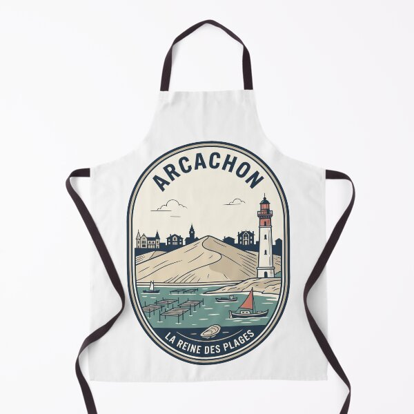 Item preview, Vintage Arcachon France Coastal Beach Travel Badge designed and sold by k3rstman1.