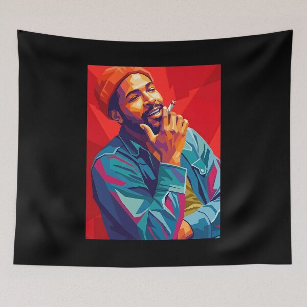 Item preview, Marvin Gaye Wpap Pop Art Style designed and sold by fiverofthebox.