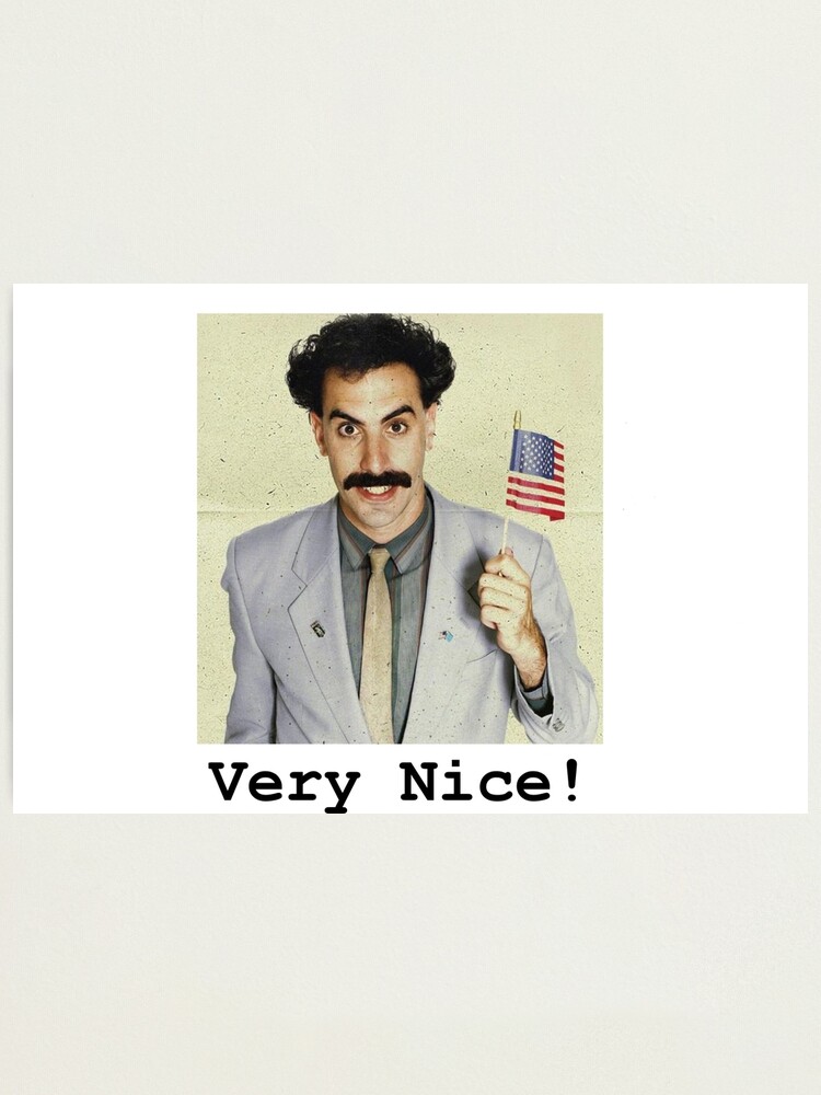 My Name Borat Art Print for Sale by Jamie6902