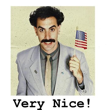 My Name Borat Art Print for Sale by Jamie6902