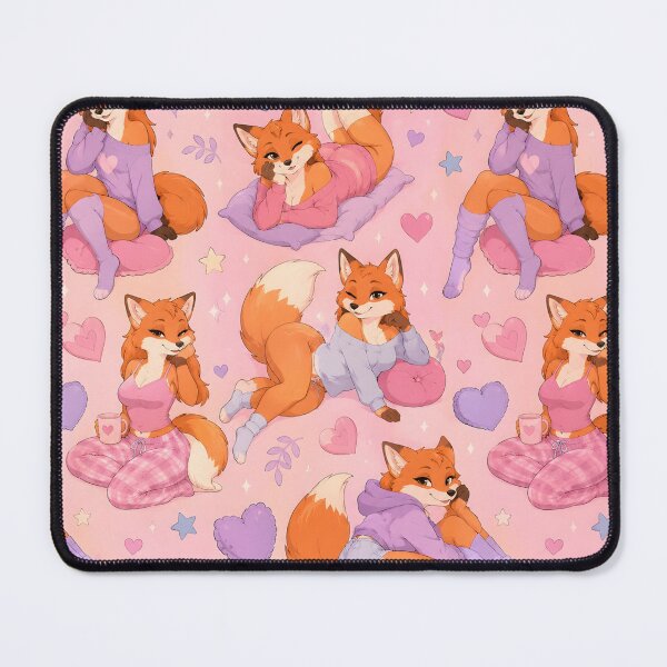 Item preview, Sultry Fox Boudoir Lounge Pattern designed and sold by Furrenzy.