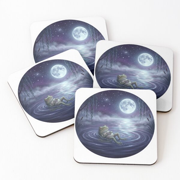 Item preview, Lost But Still Breathing Frog Sticker designed and sold by Elviqus Shop.