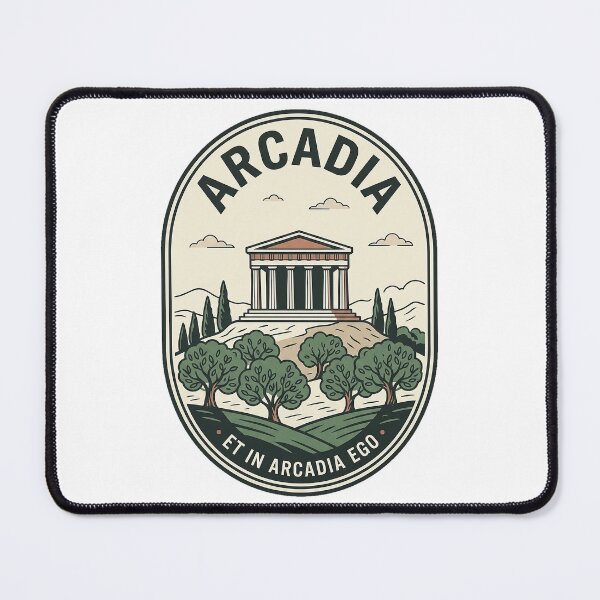 Item preview, Arcadia Greek Temple Et In Arcadia Ego designed and sold by k3rstman1.