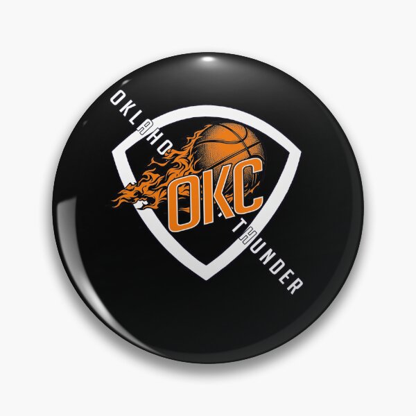 Item preview, Thunder Fireball Badge Basketball Graphic Poster Design Today designed and sold by RueBonnerd.