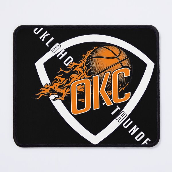 Item preview, Thunder Fireball Badge Basketball Graphic Poster Design Today designed and sold by RueBonnerd.
