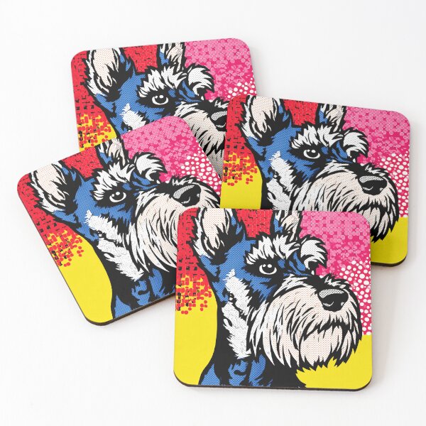 Item preview, Vibrant Schnauzer Pop Art designed and sold by lautir.