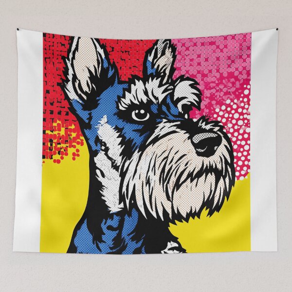 Item preview, Vibrant Schnauzer Pop Art designed and sold by lautir.