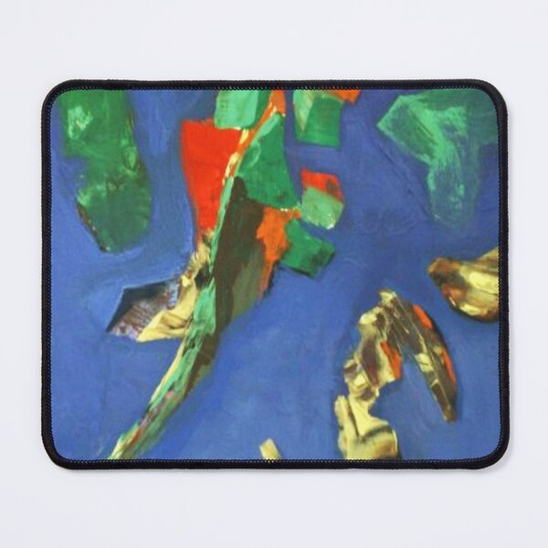 Item preview, Abstract shapes in blue - the image designed and sold by JerzyCzechon.
