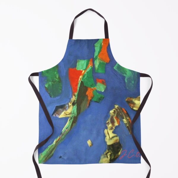 Item preview, Abstract shapes in blue - the image designed and sold by JerzyCzechon.