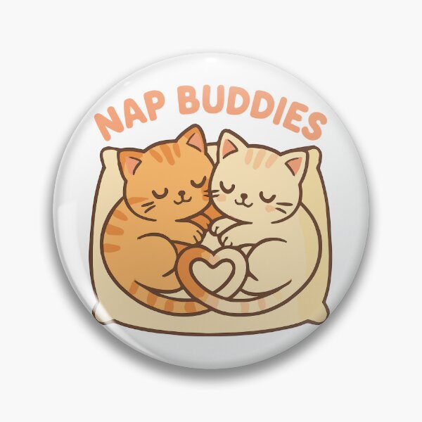 Item preview, Cute Cat Nap Buddies – Sleep with Heart designed and sold by Pineapple-Tree.