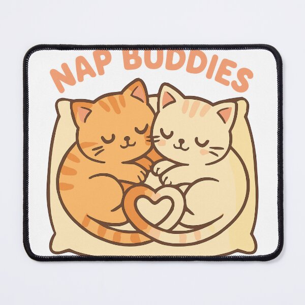 Item preview, Cute Cat Nap Buddies – Sleep with Heart designed and sold by Pineapple-Tree.