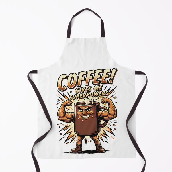 Item preview, Coffee Gives Me Superpowers - Funny Retro Comic Coffee designed and sold by InfiniteOrbit.