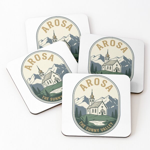 Item preview, Arosa Switzerland Sunny Valley Vintage Mountain Badge designed and sold by k3rstman1.