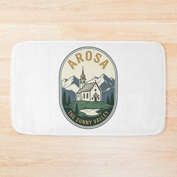 Item preview, Arosa Switzerland Sunny Valley Vintage Mountain Badge designed and sold by k3rstman1.