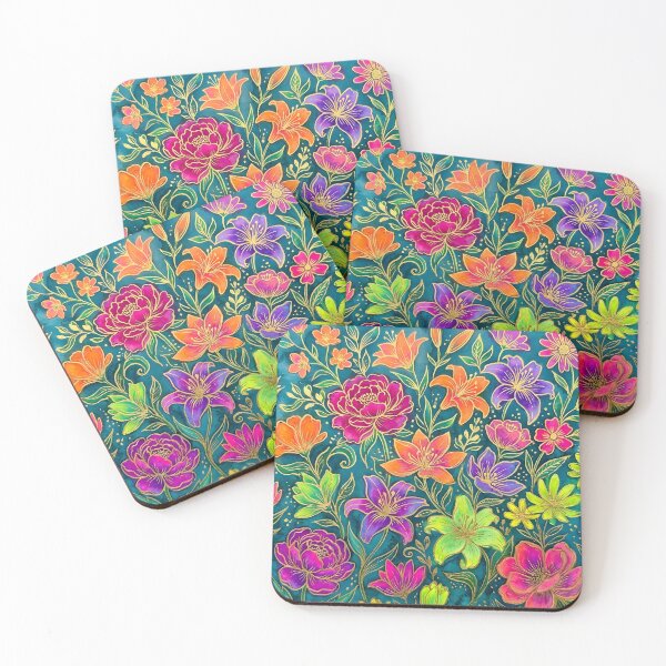 Item preview, Neon Flowers designed and sold by GraphicsClub.