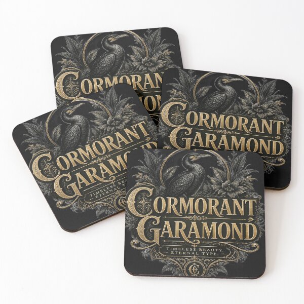Item preview, Cormorant Garamond Vintage Bird Gothic Typography designed and sold by  AureliusX.