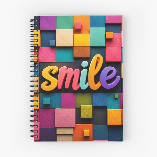Item preview, Color Block Smile | Vibrant 3D Aesthetic Artwork designed and sold by Sticleg.