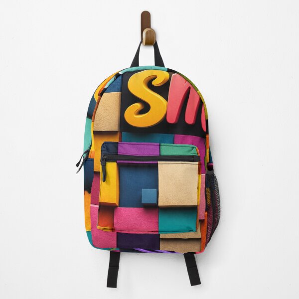 Item preview, Color Block Smile | Vibrant 3D Aesthetic Artwork designed and sold by Sticleg.