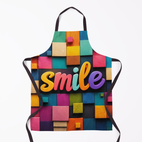 Item preview, Color Block Smile | Vibrant 3D Aesthetic Artwork designed and sold by Sticleg.