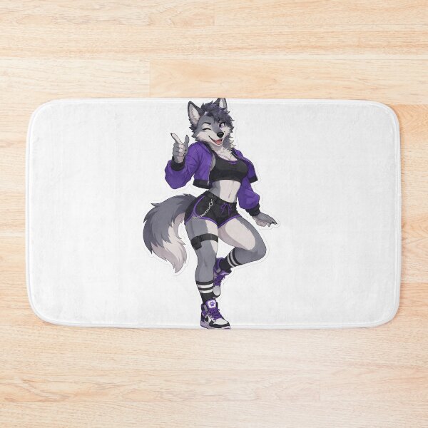 Item preview, Playful Hot Wolf Fursona designed and sold by Furrenzy.