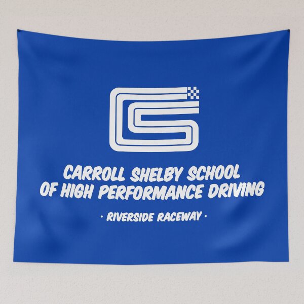 Item preview, 1962 Carroll Shelby School of High Performance Driving - white print designed and sold by retropetrol.