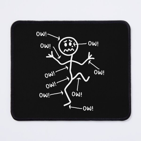 Item preview, Ow Ow Ow Stick Character Figure Chronic Pain  designed and sold by kimhernandez.