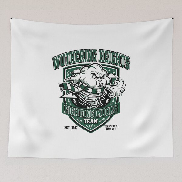 Item preview, Wuthering Heights Fighting Moors Team Est 1847 Academy Crest designed and sold by Fenay Designs.