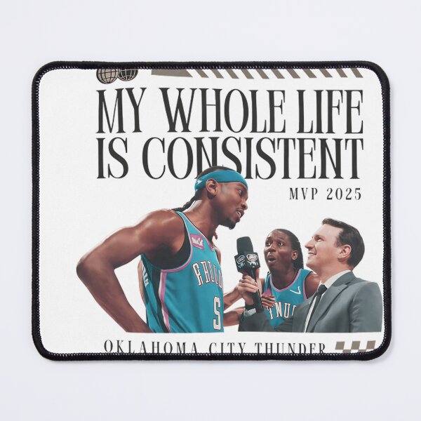 Item preview, Thunder MVP Quote Basketball Graphic Poster Design Today designed and sold by RueBonnerd.
