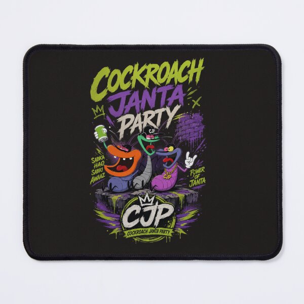 Item preview, Cockroach Janta Party Graffiti Cartoon Streetwear Design designed and sold by ZenvyraLab.