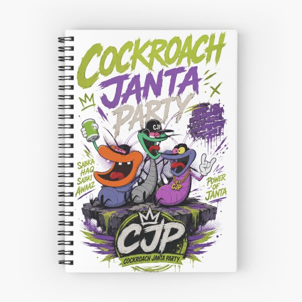 Item preview, Cockroach Janta Party Graffiti Cartoon Streetwear Design designed and sold by ZenvyraLab.