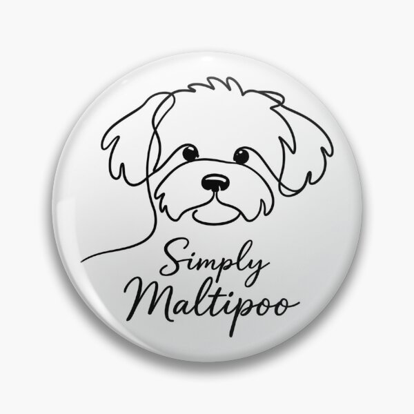 Item preview, Simply Maltipoo – Minimalist Dog Design designed and sold by Pineapple-Tree.