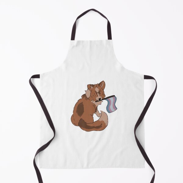 Item preview, Trans Pride fox. designed and sold by PawsomeStudios.