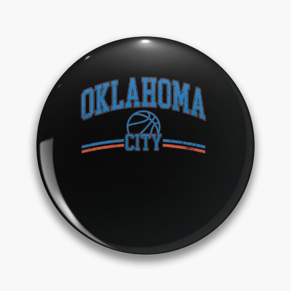 Item preview, OKC Lightning Bolt Basketball Graphic Poster Design Today designed and sold by JayLagwe.