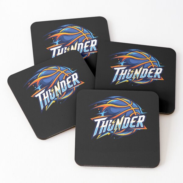 Item preview, Thunder Motion Emblem Basketball Graphic Poster Design Today designed and sold by RueBonnerd.