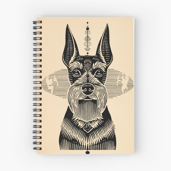 Item preview, Stylized Schnauzer Portrait designed and sold by lautir.