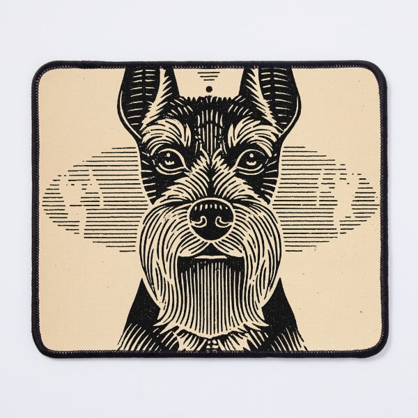 Item preview, Stylized Schnauzer Portrait designed and sold by lautir.