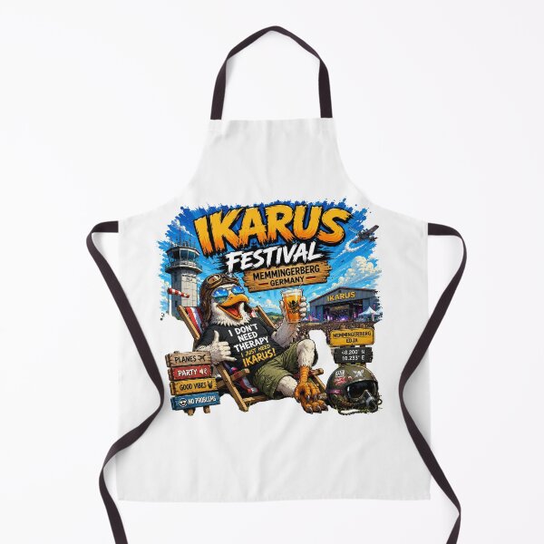 Item preview, Ikarus Festival Memmingerberg Germany T-Shirt – Funny Pilot Eagle Party Graphic Tee | EDM Festival Travel Shirt designed and sold by Sushikidsntod.