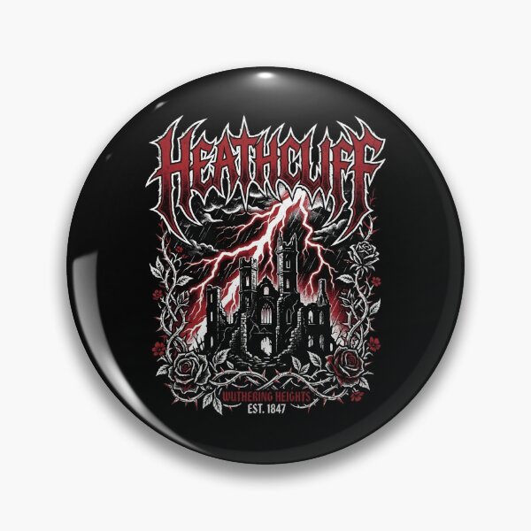 Item preview, Heathcliff Wuthering Heights Heavy Metal Gothic Lightning Castle designed and sold by Fenay Designs.